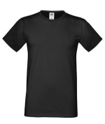 Fruit of the Loom Men's sofspun T schwarz